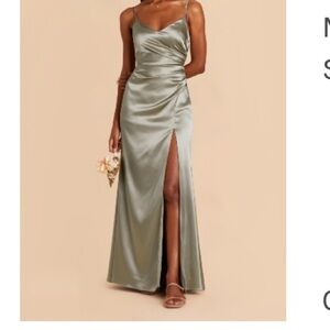ORIGINAL TAGS- BRIDESMAID DRESS- SIZE MEDIUM- MOSS GREEN